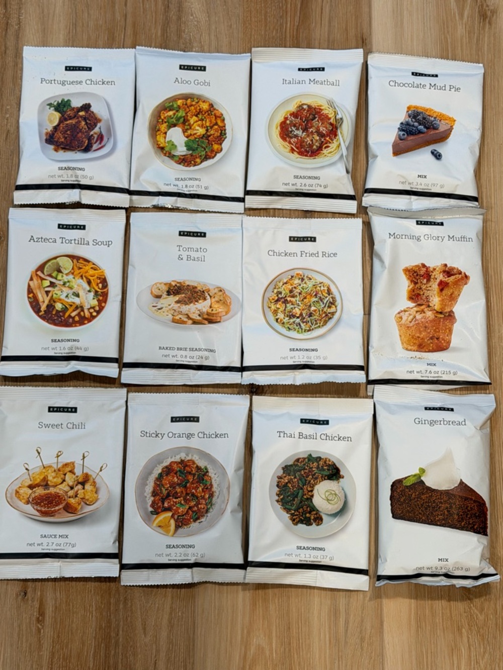 Epicure seasoning mix lot
